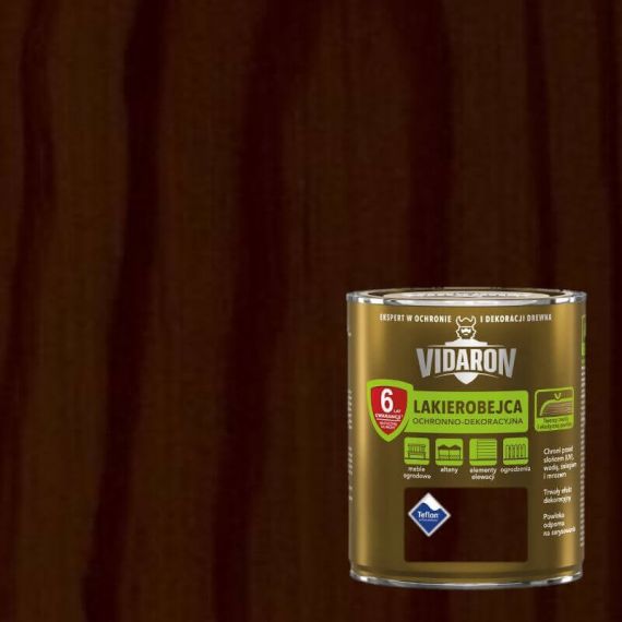 Lakierobejca Ochronno-Dekoracyjna Wenge Afrykańskie 4,5L Vidaron