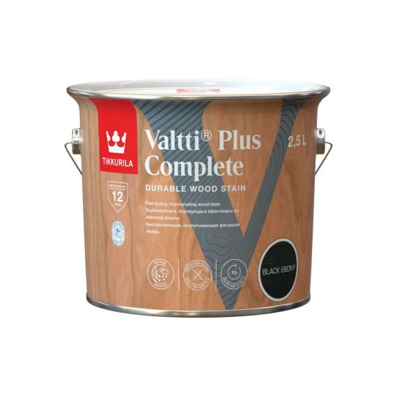 Lakierobejca Valtti Plus Complete Black Ebony 2,5L Tikkurila