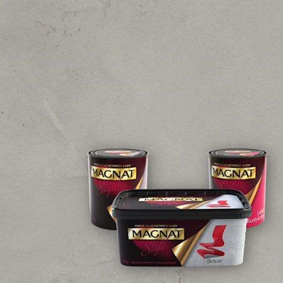 Kompletny Zestaw Beton Niebarwiony 3kg/3m2 Magnat Style