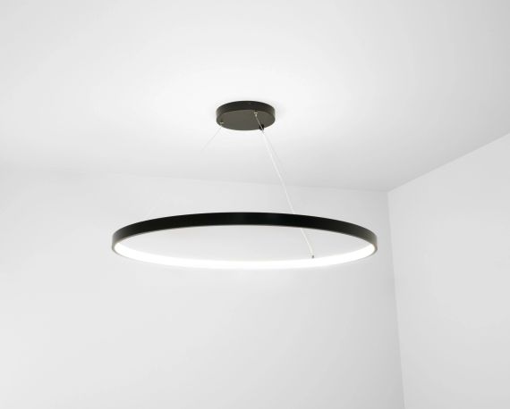 Lampa Wisząca Aplis I M Black 3000K 127502 Aio