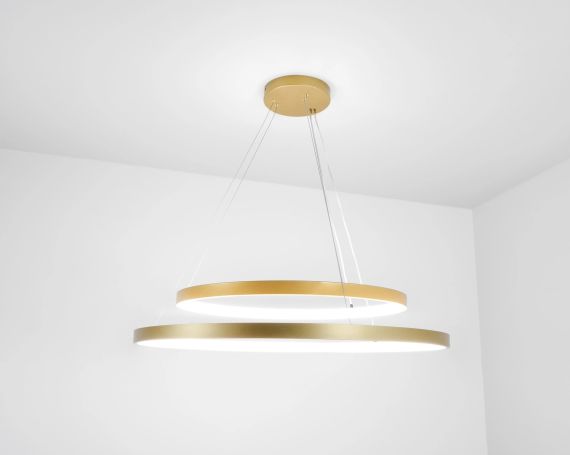 Lampa Wisząca Aplis II Gold 4000K 122203 Aio
