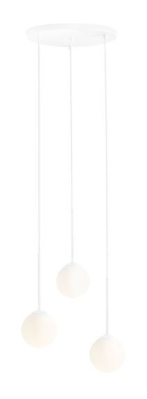 Lampa Wisząca Bosso 3 Ring White 1087E_R Aldex
