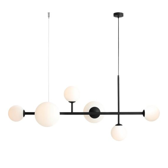 Lampa Wisząca Dione 6 Black 1092K1 Aldex