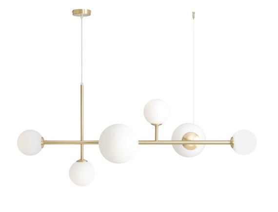 Lampa Wisząca Dione 6 Brass 1092K40 Aldex
