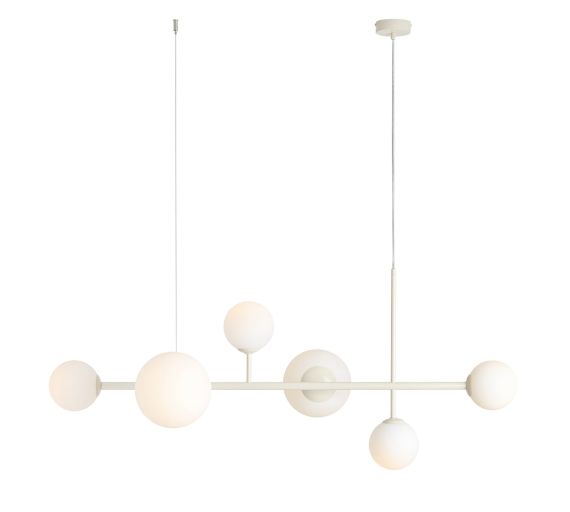 Lampa Wisząca Dione 6 Cream 1092K9 Aldex