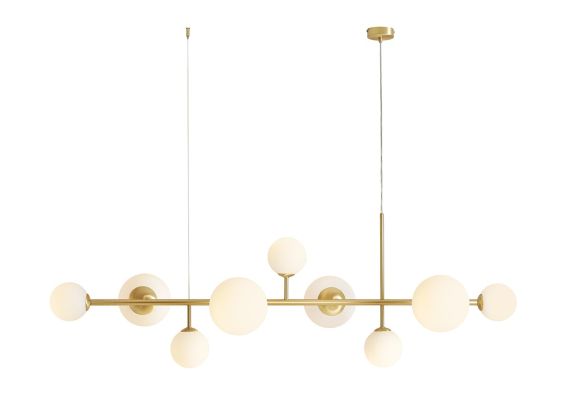 Lampa Wisząca Dione 9 Brass 1092N40 Aldex