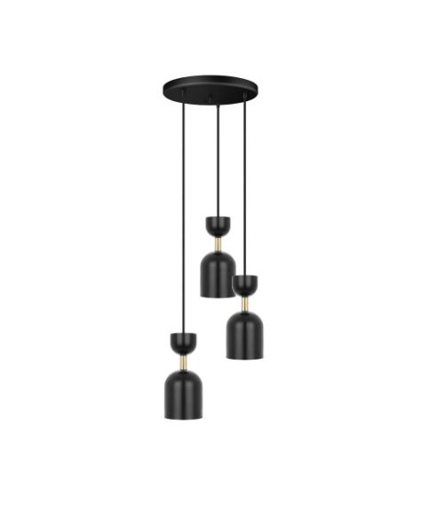 Lampa Wisząca Supuru 3P Czarny SUP332P3 Ummo