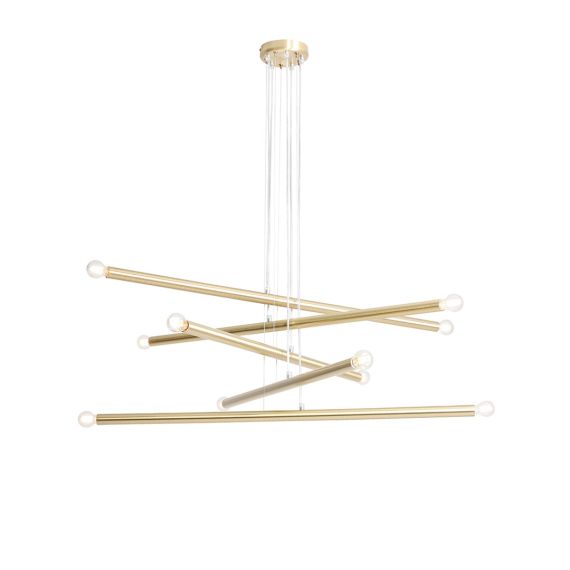 Lampa Wisząca Tubo 10 Brass 1072M40 Aldex