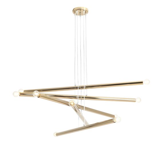 Lampa Wisząca Tubo 10 Gold 1072M30 Aldex