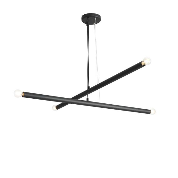 Lampa Wisząca Tubo 4 Black 1072L1 Aldex