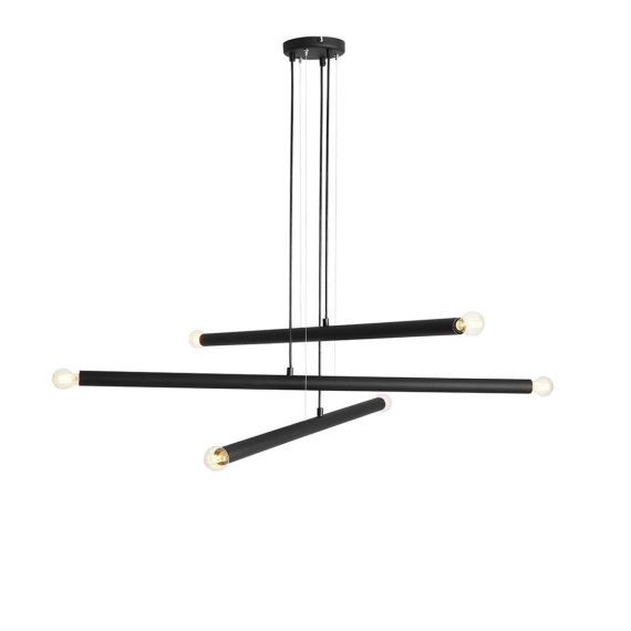Lampa Wisząca Tubo 6 Black 1072K1 Aldex