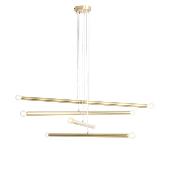 Lampa Wisząca Tubo 8 Brass 1072P40 Aldex