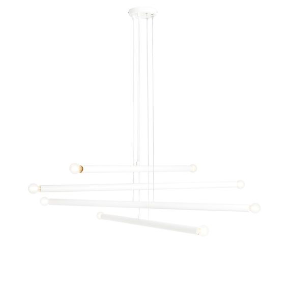 Lampa Wisząca Tubo 8 White 1072P Aldex