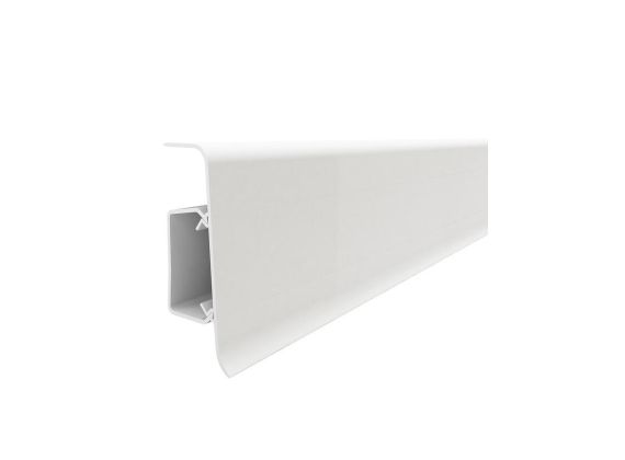 Listwa Przypodłogowa PCV Esquero Duo 650 Biały 55x22x2500 mm Vox