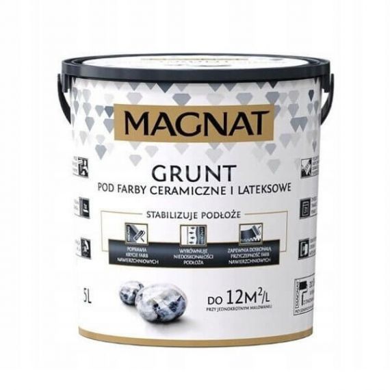 Grunt Pod Farby Ceramiczne i Lateksowe Magnat 5L