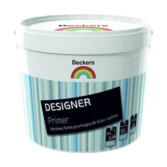 Farba Akrylowa Designer Primer Mat 3L Beckers