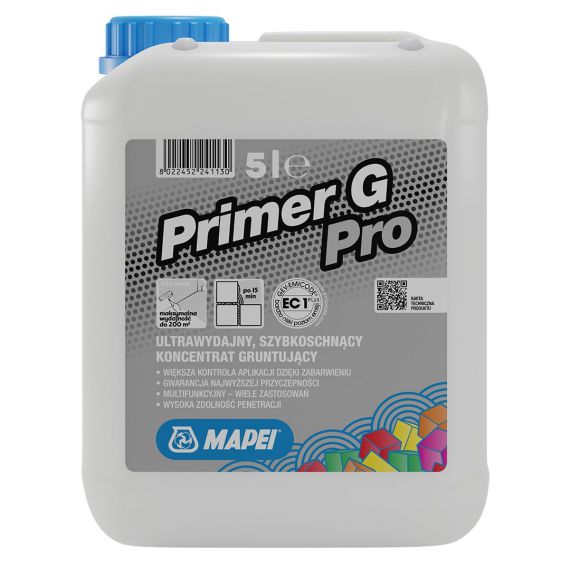 Środek Gruntujący Primer G Pro 5 kg Mapei