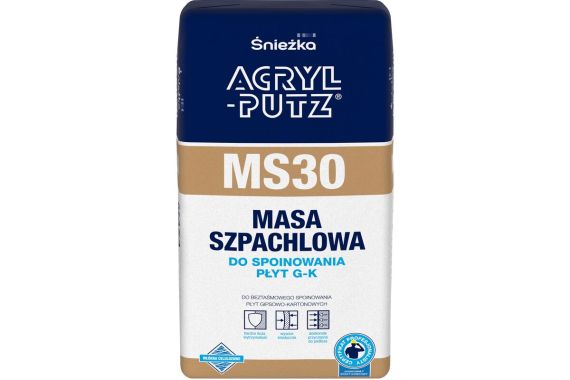 Masa Szpachlowa Do Płyt G-K Acryl Putz MS30 5kg Śnieżka