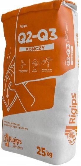 Masa Szpachlowa Q2-Q3 25 Kg Rigips