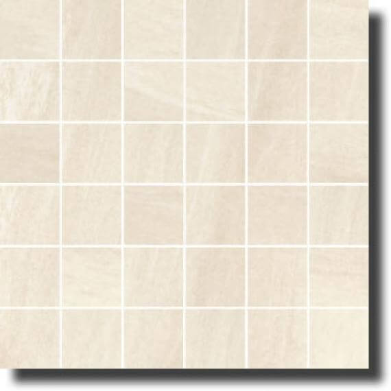 Masto BIANCO Mozaika cięta - kostka 4,8x4,8 / Półpoler 29,8x29,8 Biały