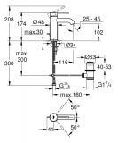 Bateria Umywalkowa Essence DN 15 Rozmiar S 23589001 Grohe