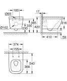 Miska WC Podwieszana Euro Ceramic 39328000 Grohe