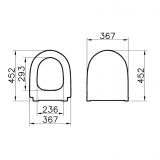 Deska Wolnoopadająca Sento Slim 120-003R009 Vitra