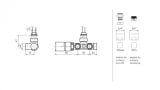 Zestaw Zintegrowany Termostatyczny z Rurką Lewy WRZT5G5-CR Terma
