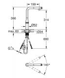 Bateria Zlewozmywakowa Essence Smartcontrol 31615000 Grohe