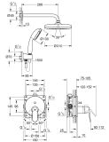Podtynkowy Zestaw Prysznicowy Cosmopolitan 25219001 Grohe