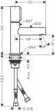 Bateria Umywalkowa Axor Uno Select 80 45015000 Hansgrohe