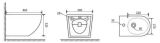 Bidet Wiszący Nox 1.0 Biały B0114 48,5x36 Emporia