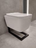 Miska WC Podwieszana Bezrantowa z Deską Wolnoopadająca LEX 1.0 49,5x35 1148 Emporia