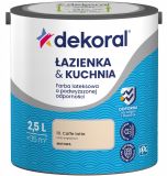 Farba Lateksowa Łazienka & Kuchnia Caffe Latte 2,5L Dekoral