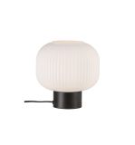Lampa Stołowa Szklana Milford Czarna 48965001 Nordlux