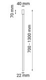 Plafon Alha Y Czarny 9001 Antigo