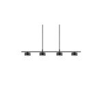 Lampa Clyde Nowoczesna Czarna 2010813003 Nordlux