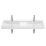 Umywalka Prostokątna Podwójna Ona Biała 120x46 cm A32768B000 Roca