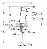 Bateria Umywalkowa Solid S A42440EXP Vitra