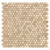 Mozaika Allumi Gold Hexagon 14 30x30 Dunin