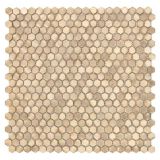 Mozaika Allumi Gold Hexagon 14 30x30 Dunin