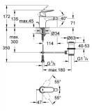 Bateria Bidetowa Eurosmart 32839000 Grohe