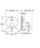 Bateria Do Obsługi 3 Wyjść Wody Essence Chrom 24169001 Grohe