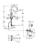 Bateria Kuchenna Z Zestawem Startowym Baucurve 30581000 Chrom Grohe