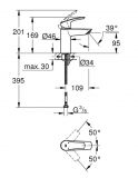 Bateria Umywalkowa Prosta New S Eurosmart Grohe