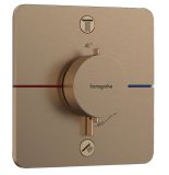 Bateria Prysznicowa Showerselect Comfort Q 15583140 Brąz Szczotkowany Hansgrohe