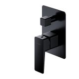 Bateria Prysznicowo-Wannowa Podtynkowa Parma Czarny PM7435BL Omnires