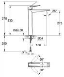 Bateria Umywalkowa, Rozmiar XL Allure Brilliant 23114000 Grohe