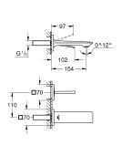 Bateria Umywalkowa Allure S Brushed Warm Sunset 19309DL2 Grohe