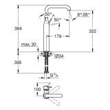 Bateria Umywalkowa Essence XL Polished Nickel 32901BE1 Grohe